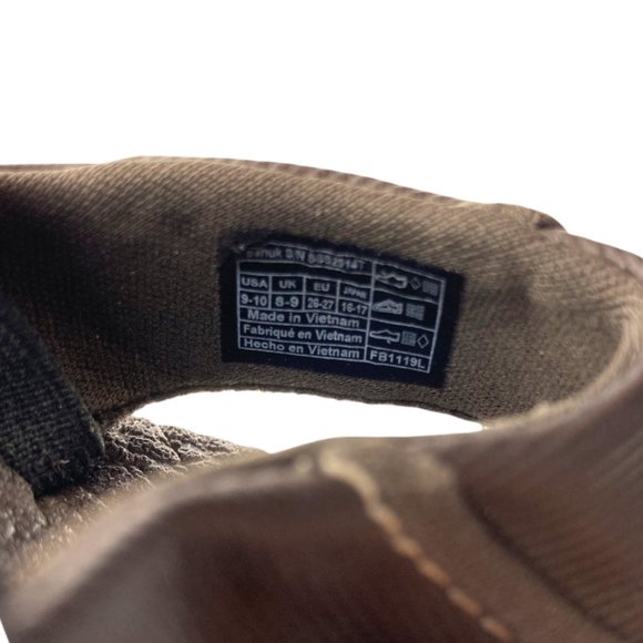 Sanuk Root Beer Cozy Sandal Brown Toddler Size 9-10 - Picture 5 of 5